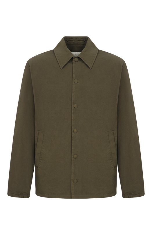 Хлопковая куртка-рубашка Dries Van Noten 020576/3321 Хаки 020576/3321