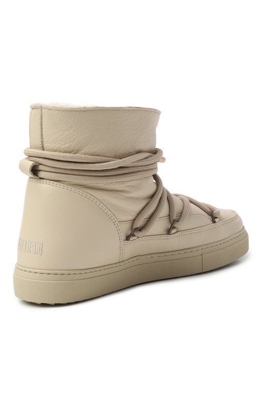 Кожаные полусапоги INUIKII 1001.003.0251 Кремовый  1001.003.0251 Фото 5