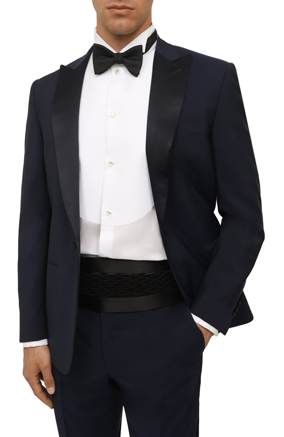 Шелковый пояс для смокинга ZILLI, арт. CEIN.FER0MB0, фото 2