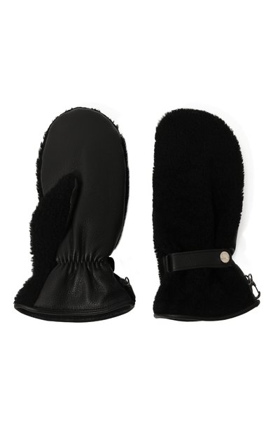 Варежки из овчины ZILLI черного цвета по цене 105500 руб., арт. GL0005M1965VZL005, фото 3 Варежки из овчины ZILLI, арт. GL0005M1965VZL005, фото 3