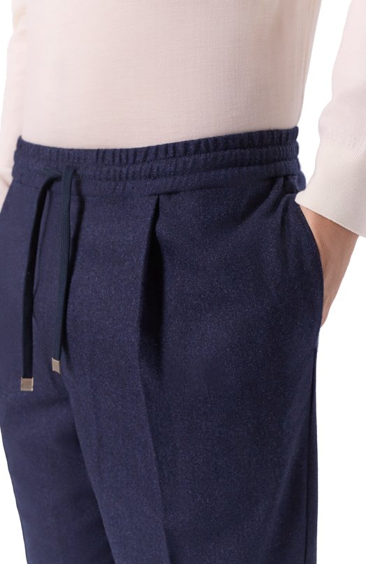 Шерстяные брюки Jacob Cohen JUM_PT017 001 S3679 RW Синий  JUM_PT017 001 S3679 RW Фото 5