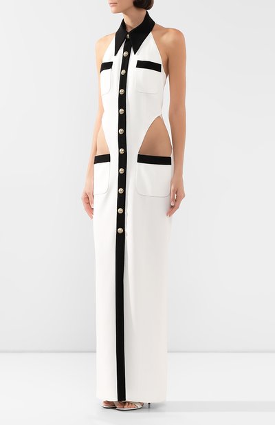 Платье из вискозы BALMAIN, арт. TF16766/V089, фото 3