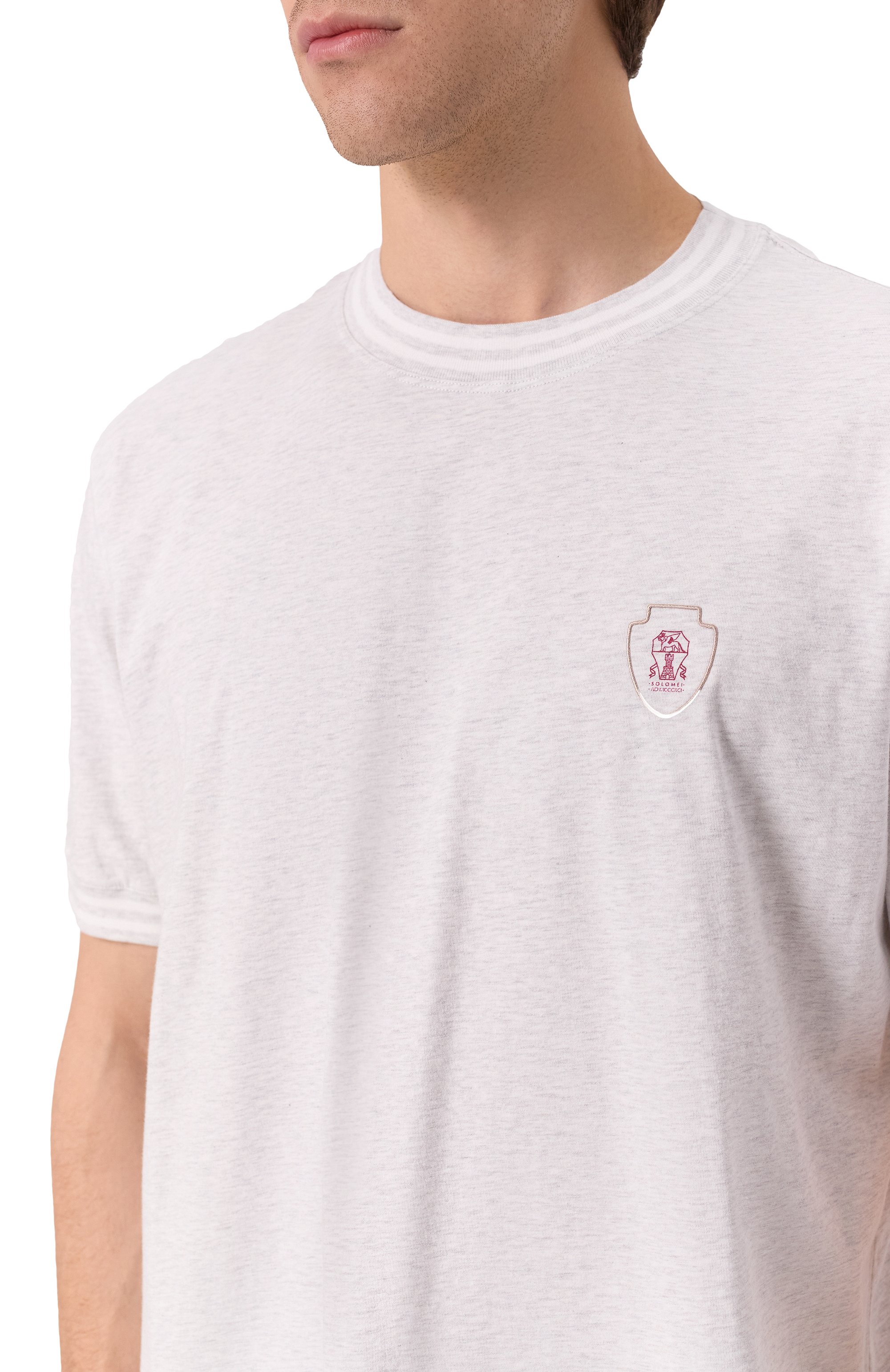 Хлопковая футболка BRUNELLO CUCINELLI, арт. M0B131386T, фото 5