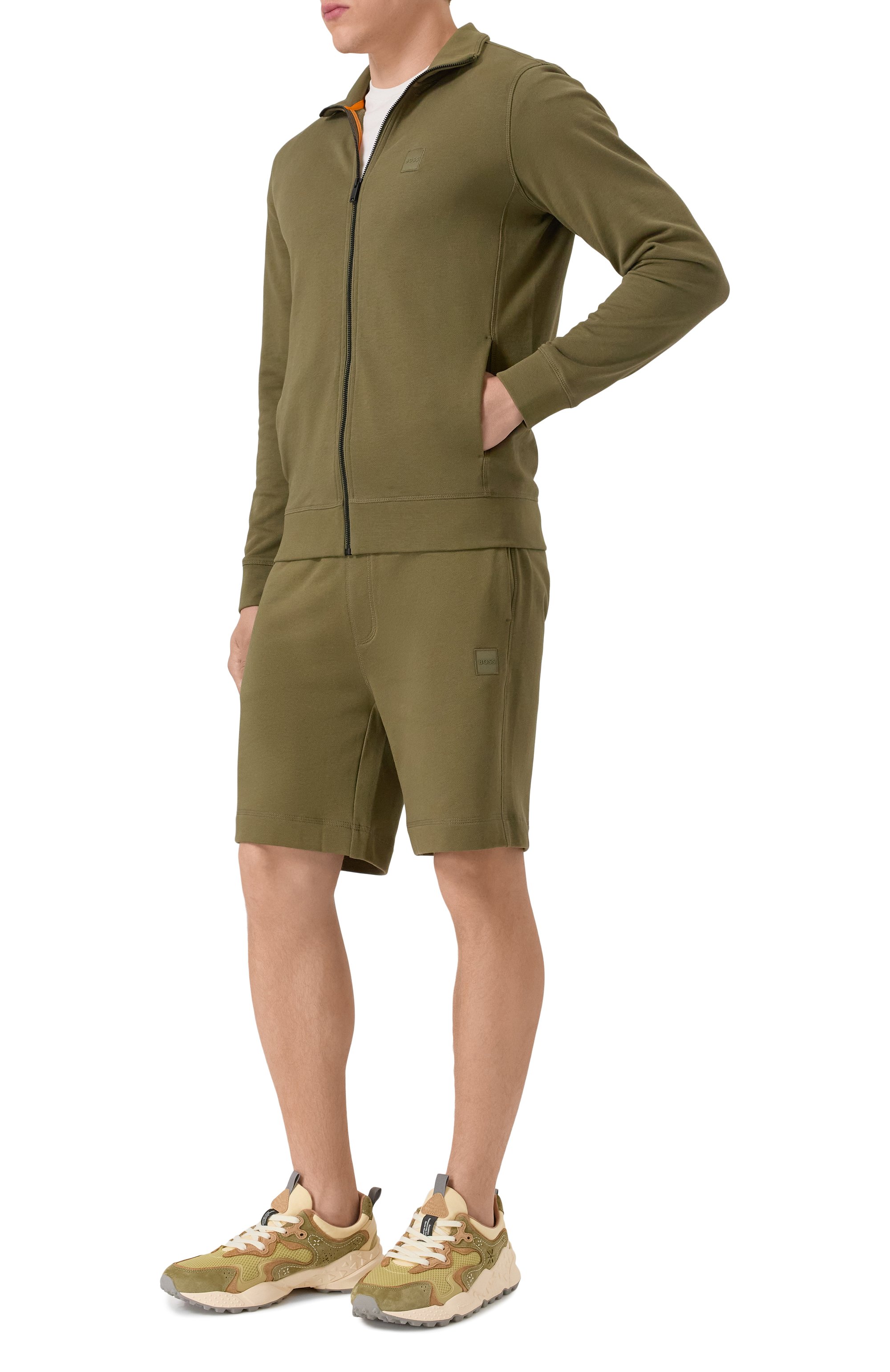 Хлопковые шорты BOSS ORANGE, арт. 50511726, фото 2