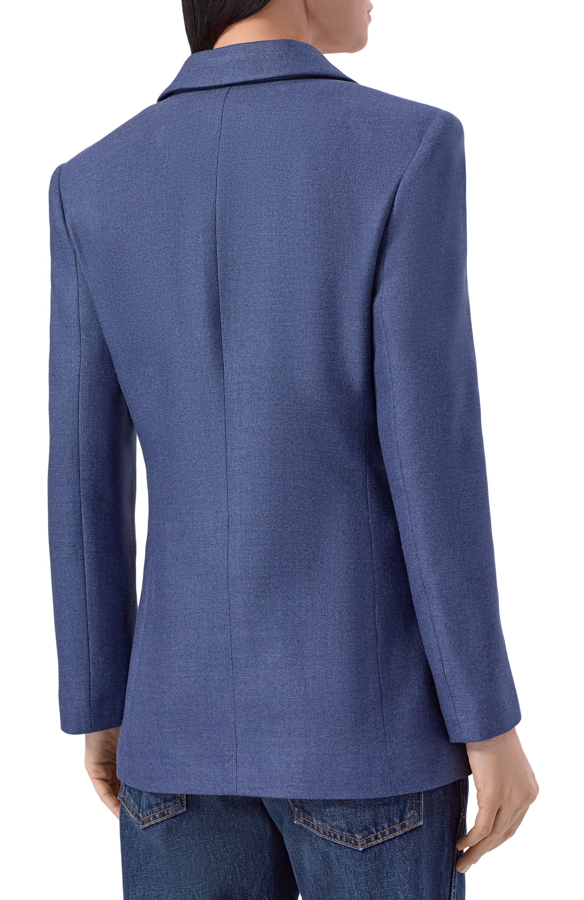 Жакет из шелка и шерсти GIORGIO ARMANI, арт. GW002824/TE20034, фото 4