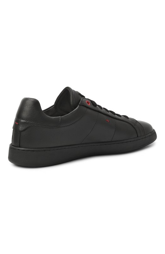 Кожаные кеды Kiton USSA382N0114310 Чёрный  USSA382N0114310 Фото 5