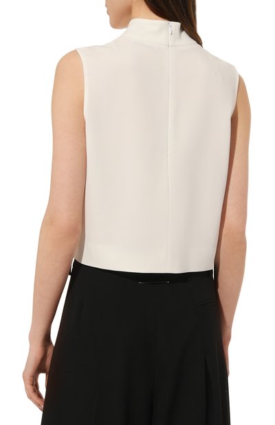 Топ из вискозы AGREEG белого цвета по цене 60000 руб., арт. 18033104, фото 4 Топ из вискозы AGREEG, арт. 18033104, фото 4