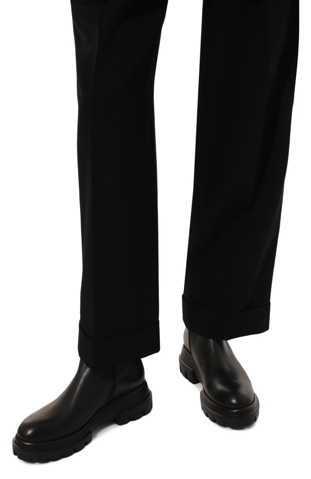 Кожаные ботинки chunky AGL, арт. D756593PGKA2131013, фото 3