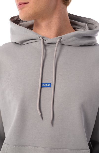 Хлопковое худи HUGO BLUE, арт. 50522374, фото 5