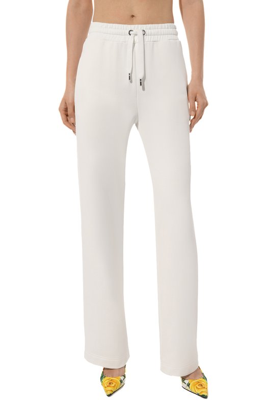 Хлопковые брюки Dolce & Gabbana FTCYYT/GDCDR Белый  FTCYYT/GDCDR Фото 3