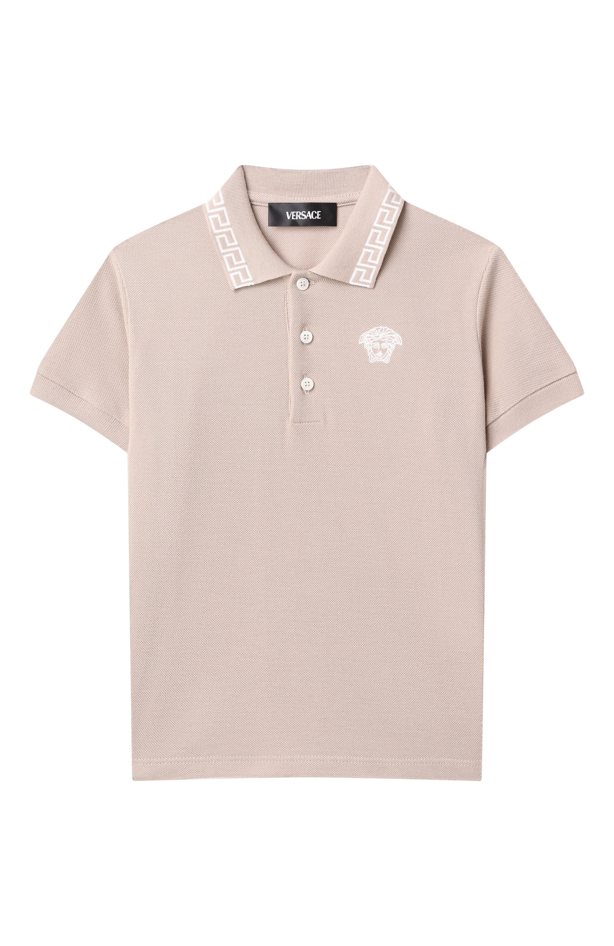 Хлопковое поло VERSACE, арт. 1018495/1A13012, фото 1