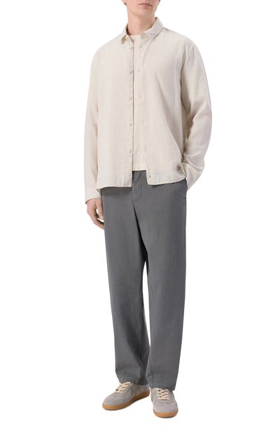 Брюки из хлопка и льна TRANSIT, арт. CFUTRCE140, фото 2