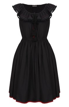 Хлопковое платье MIU MIU, арт. MF3168-1TG3-F0002, фото 1