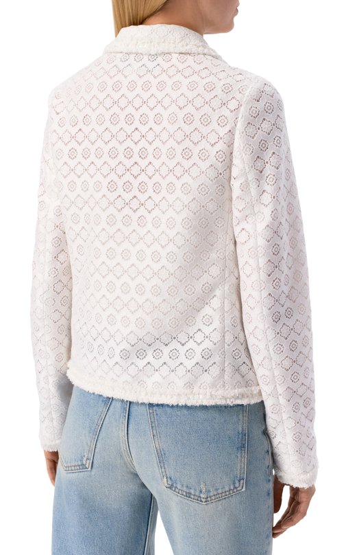 Жакет Giambattista Valli 26SSRVCA6045/20MAC Белый  26SSRVCA6045/20MAC Фото 4