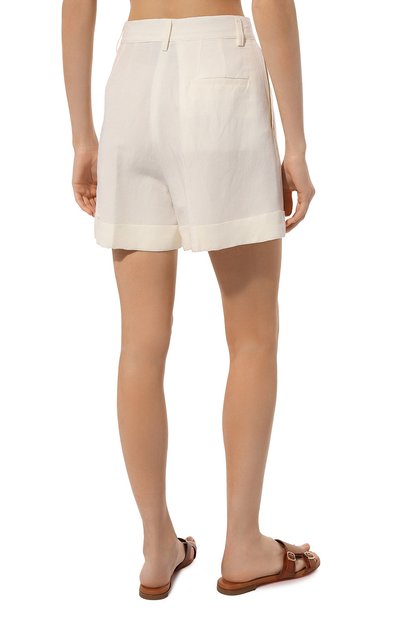 Шорты из вискозы и льна FORTE DEI MARMI COUTURE, арт. 24SF1804, фото 4