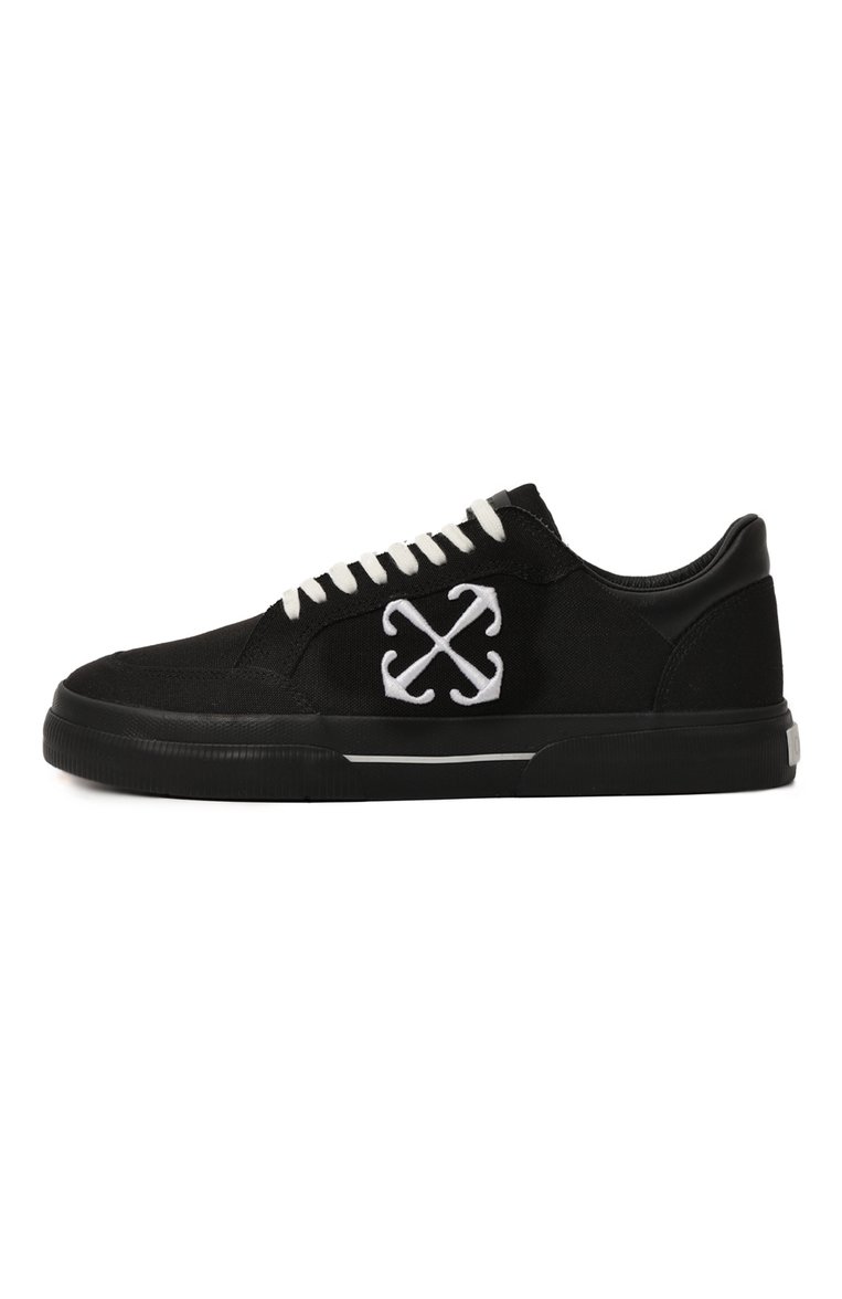 Текстильные кеды new low vulcanized OFF-WHITE, арт. 0MIA293S24FAB001, фото 1