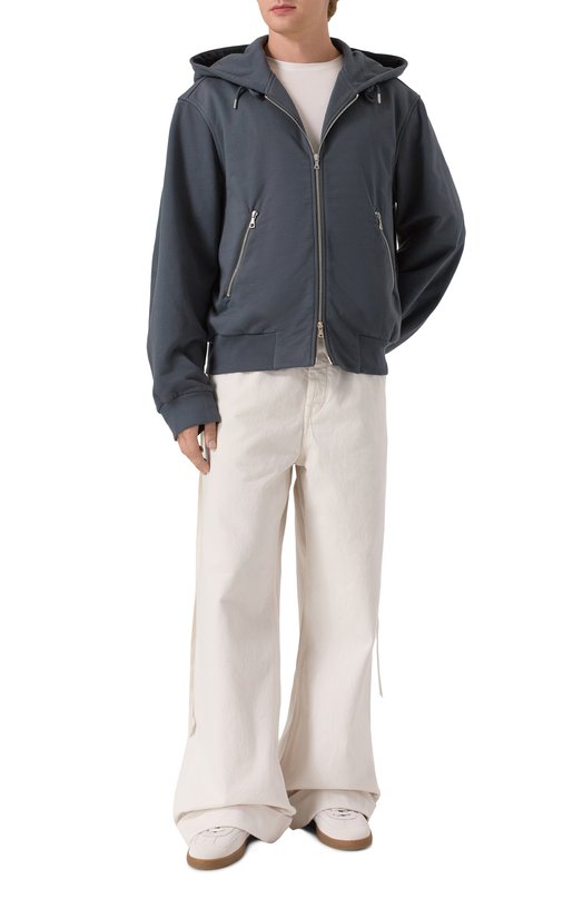 Хлопковая толстовка Dries Van Noten 021148-2611-506 Серый  021148-2611-506 Фото 2