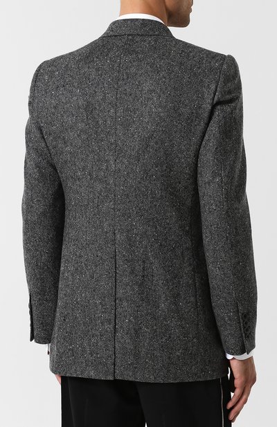 Двубортный кашемировый пиджак ALEXANDER MCQUEEN, арт. 516050/QLV08, фото 4