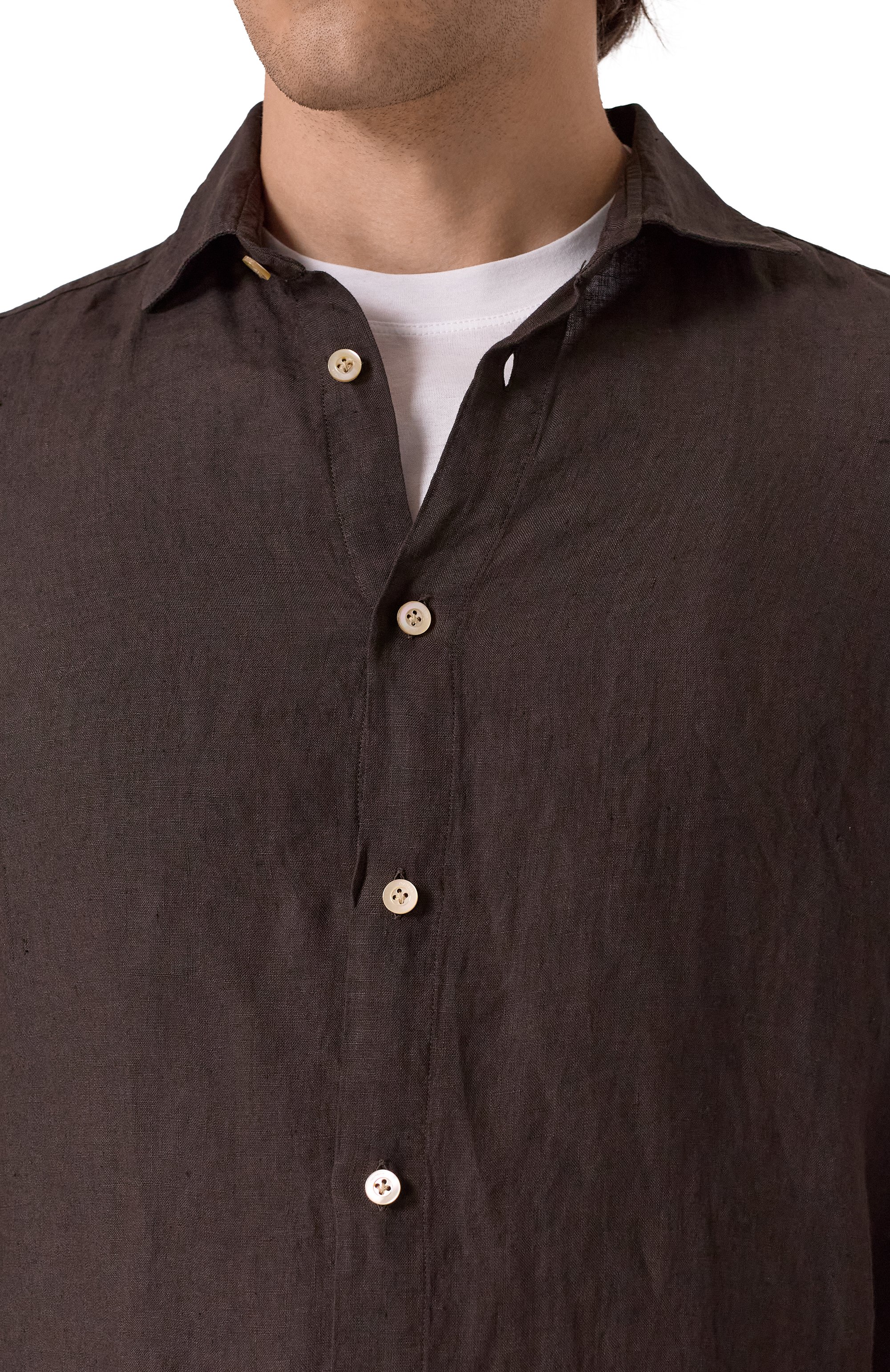 Льняная рубашка BOGLIOLI, арт. 610T/SB5854, фото 5