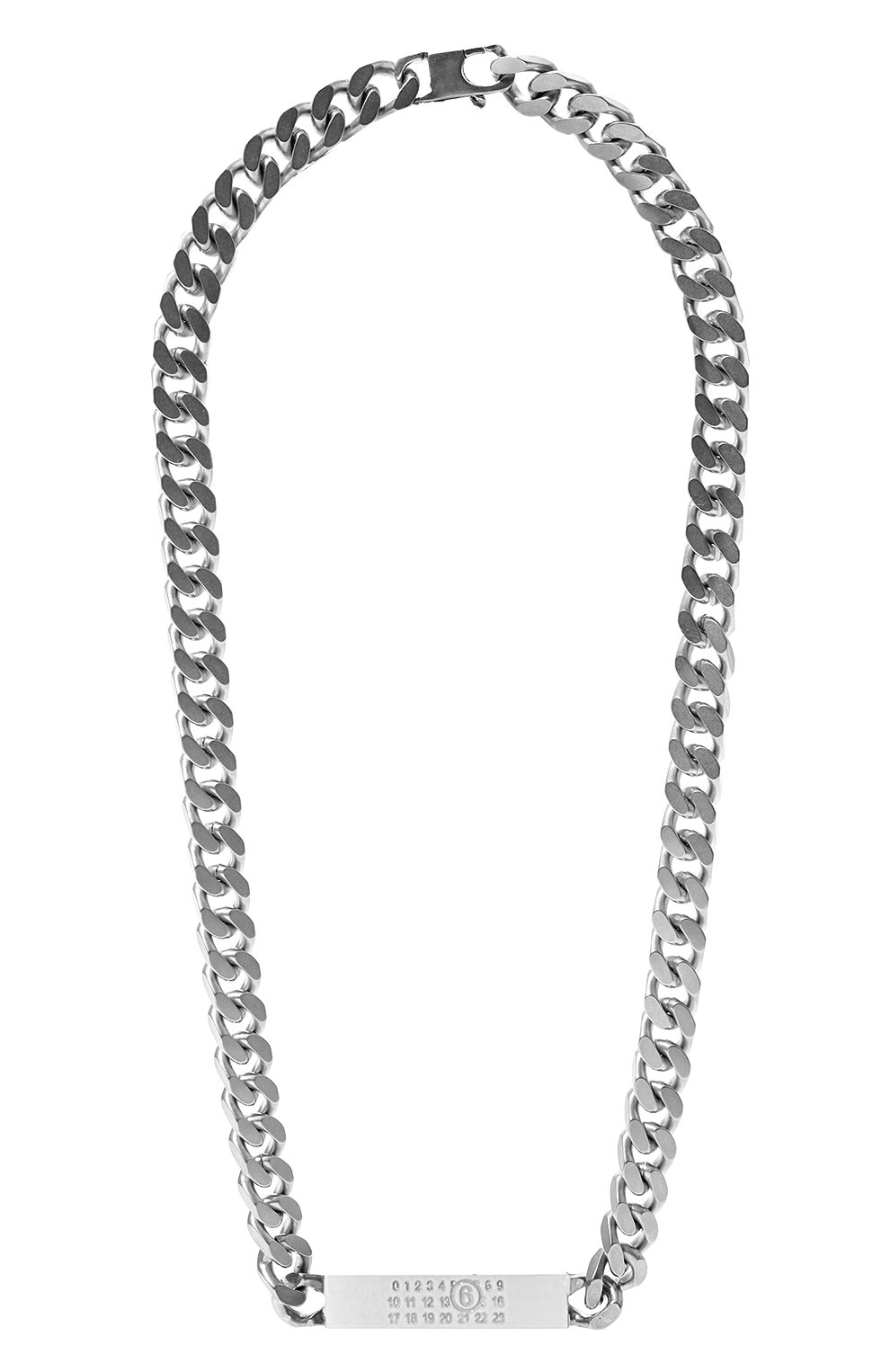 Цепь MM6 серебряного цвета по цене 41750 руб., арт. SM6UU0064 SV0235, фото 1 Цепь MM6, арт. SM6UU0064 SV0235, фото 1
