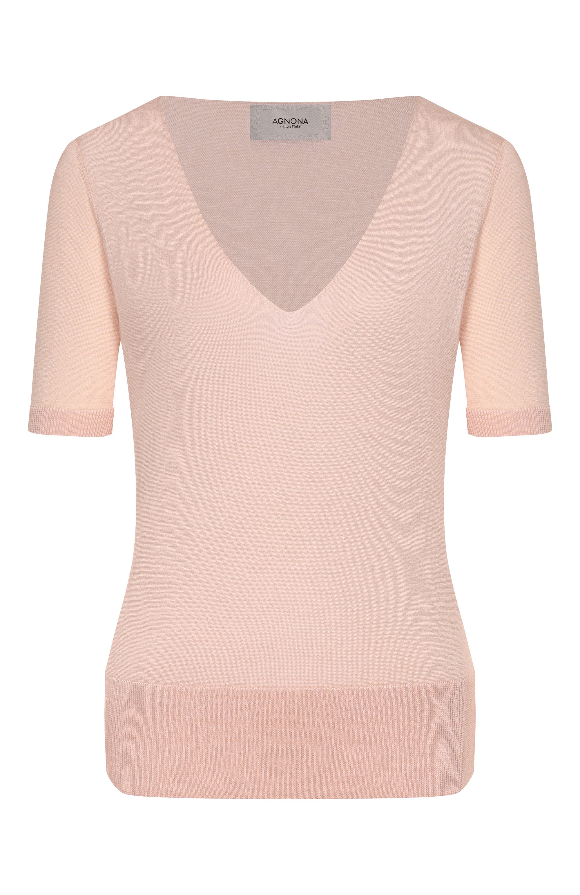 Пуловер изо льна и шелка AGNONA, арт. K011025E/0L180PE, фото 1