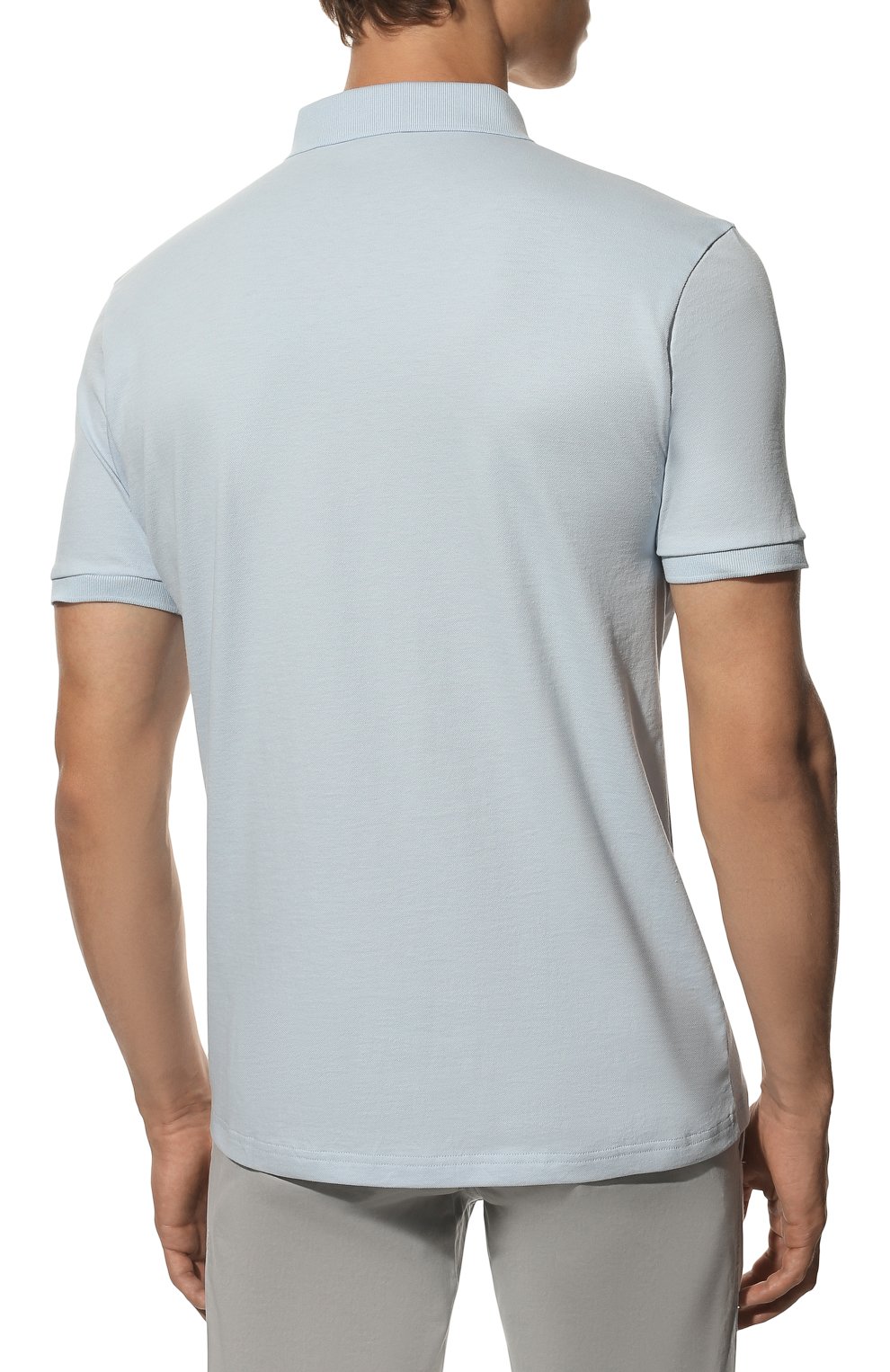 Хлопковое поло BOSS ORANGE, арт. 50472668, фото 4