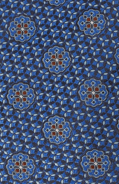 Шелковый галстук CANALI синего цвета по цене 14650 руб., арт. 18/HJ03405, фото 4 Шелковый галстук CANALI, арт. 18/HJ03405, фото 4