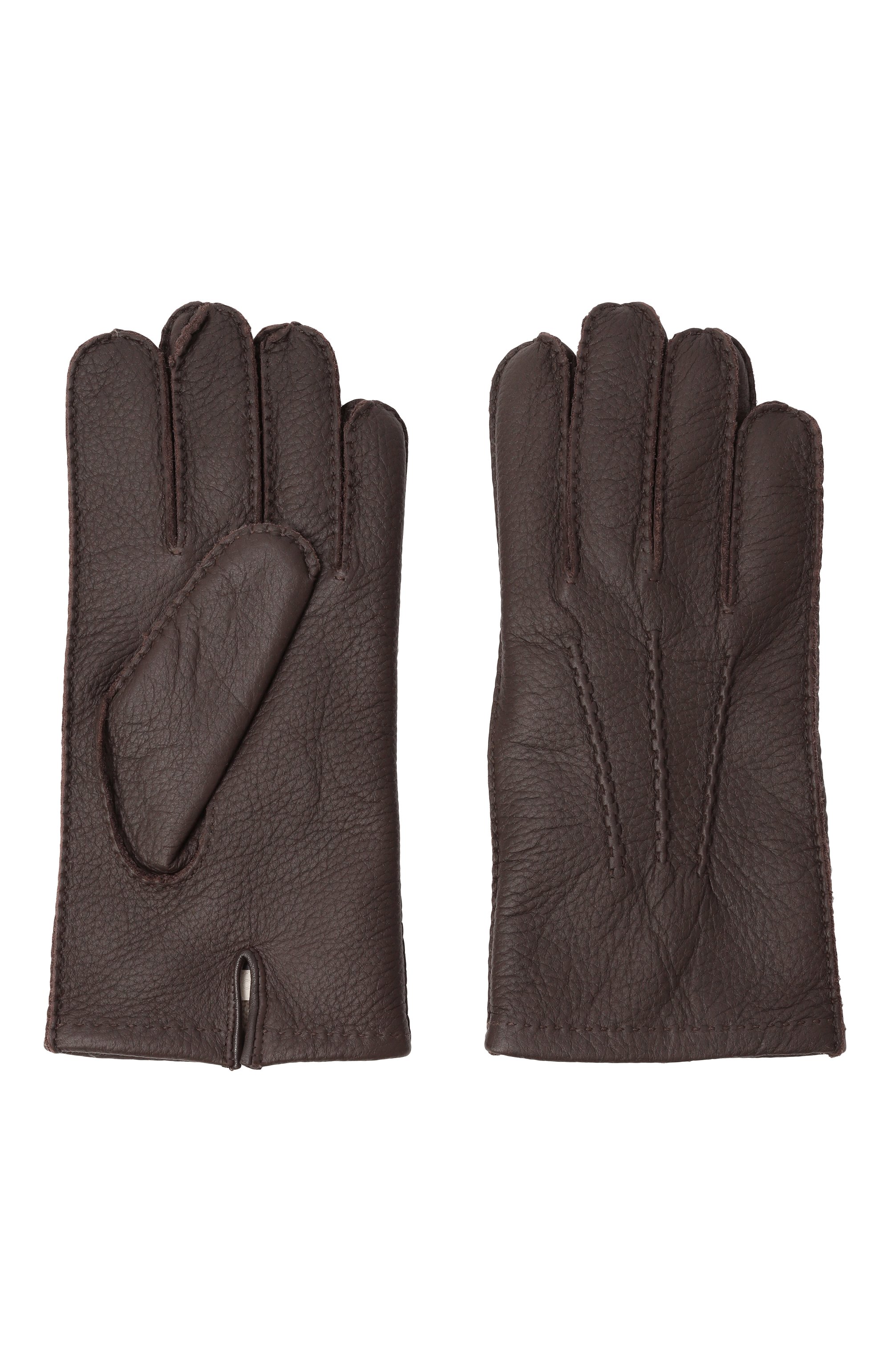 Кожаные перчатки 12 STOREEZ, арт. 134716, фото 3