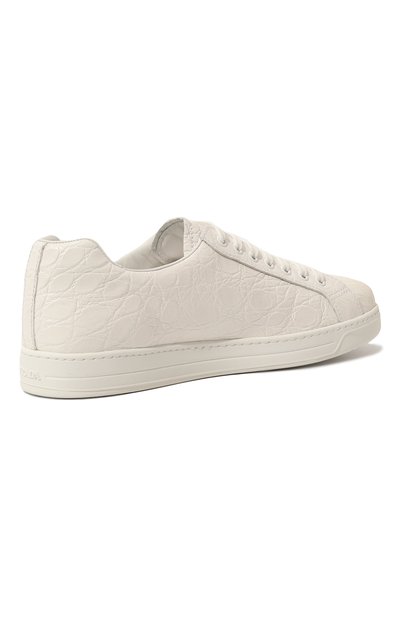 Кеды из кожи каймана PRADA, арт. 4E3370-XNL-F0009, фото 5