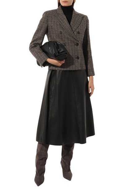 Шерстяной жакет WEEKEND MAX MARA коричневого цвета по цене 51400 руб., арт. NAUSICA, фото 2 Шерстяной жакет WEEKEND MAX MARA, арт. NAUSICA, фото 2