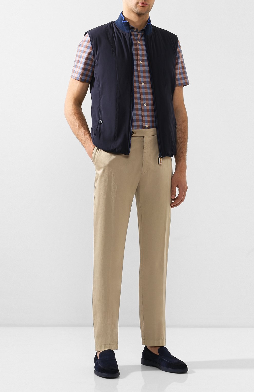 Рубашка изо льна и хлопка LUIGI BORRELLI, арт. EV08/NAND0 SS/TS9191, фото 2