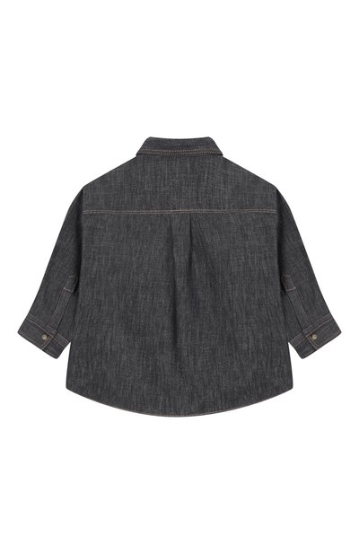 Джинсовая рубашка BRUNELLO CUCINELLI, арт. BB148C864C, фото 2