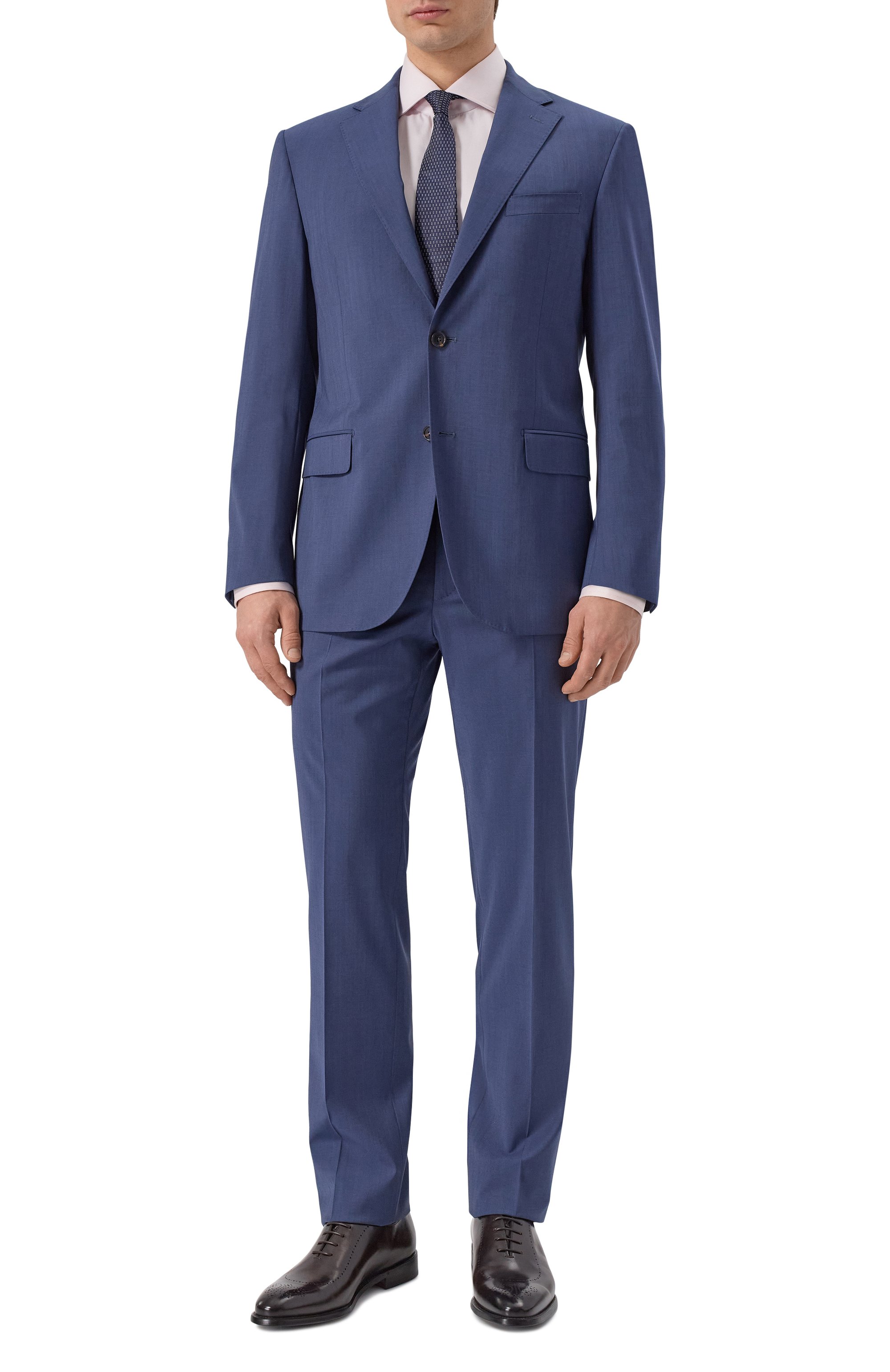 Кожаные оксфорды BARRETT темно-коричневого цвета по цене 85250 руб., арт. 242U003.1/BETIS CREAM, фото 2 Кожаные оксфорды BARRETT, арт. 242U003.1/BETIS CREAM, фото 2