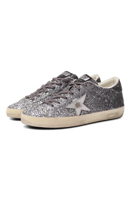 Женские комбинированные кеды super star GOLDEN GOOSE DELUXE BRAND, арт. GWF00101.F007470