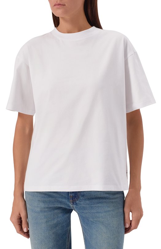 Хлопковая футболка Sasha Kim SK-00001626 Белый  SK-00001626 Фото 3