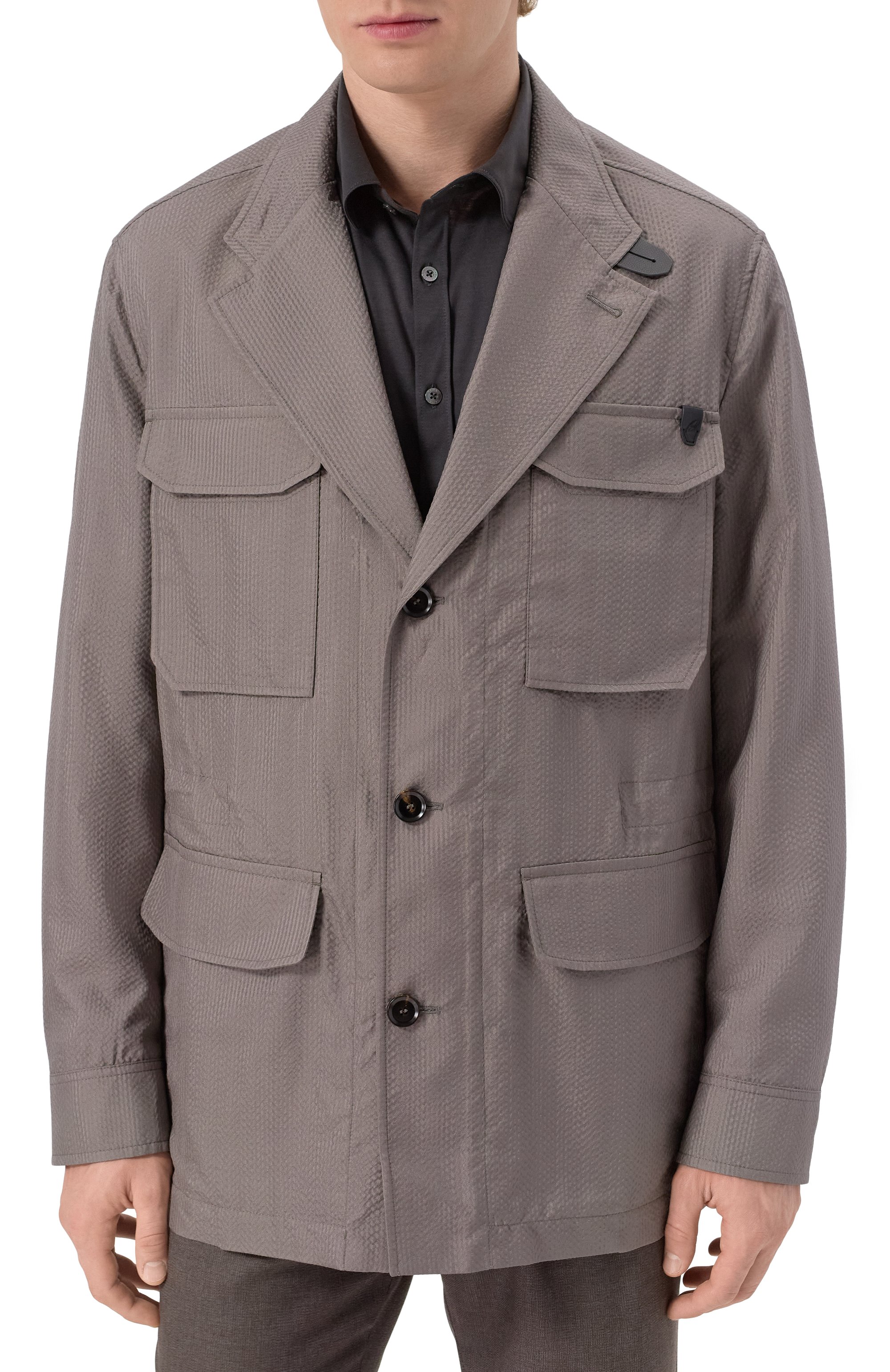 Шелковая куртка BRIONI, арт. SGQQ0L/PB467, фото 3