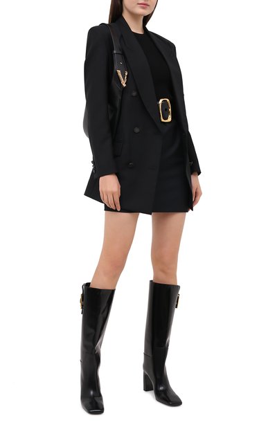 Кожаные сапоги meander VERSACE, арт. DST440M/DVTA4, фото 2