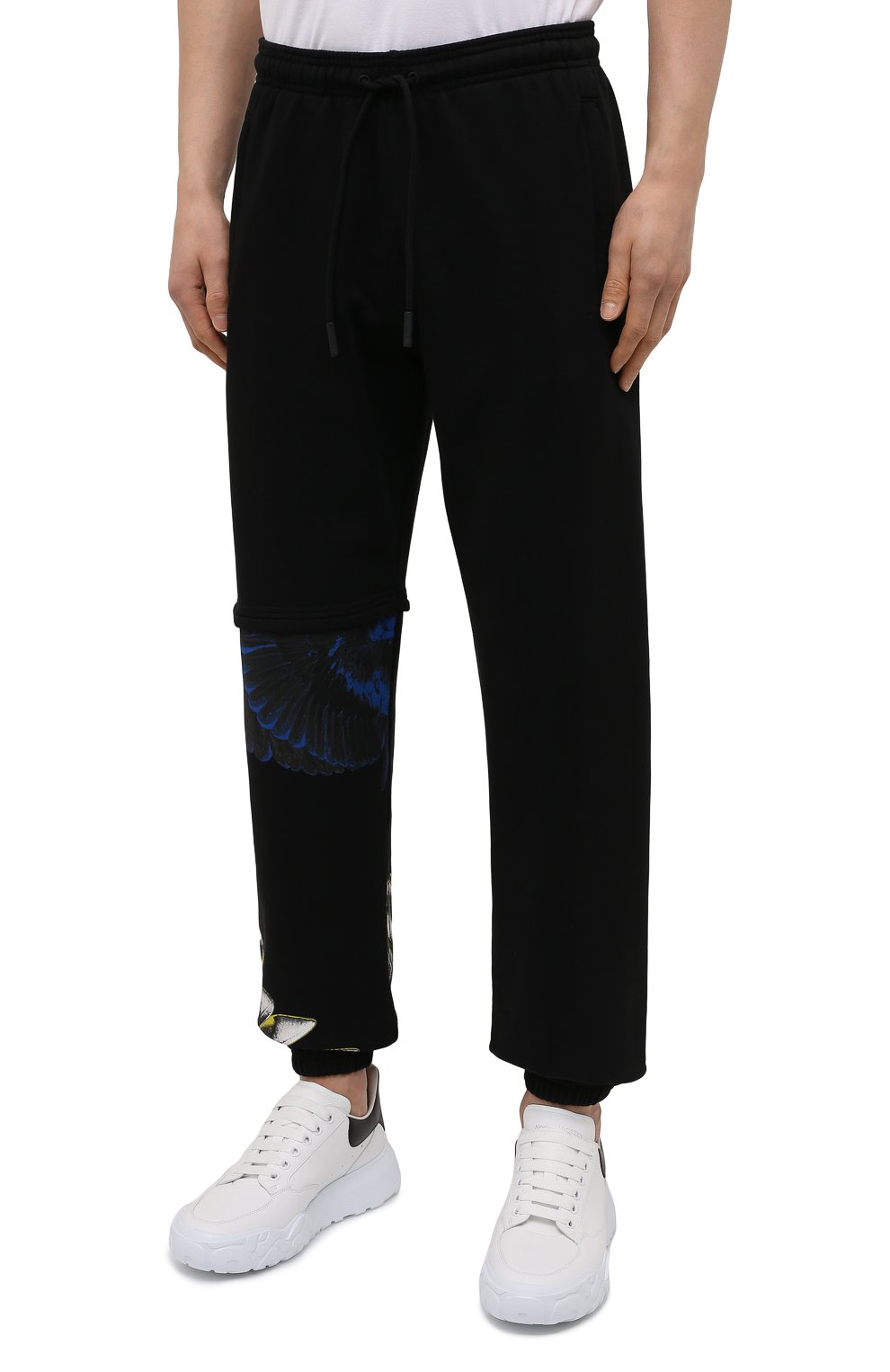 Хлопковые джоггеры MARCELO BURLON, арт. CMCH028S21FLE001, фото 3