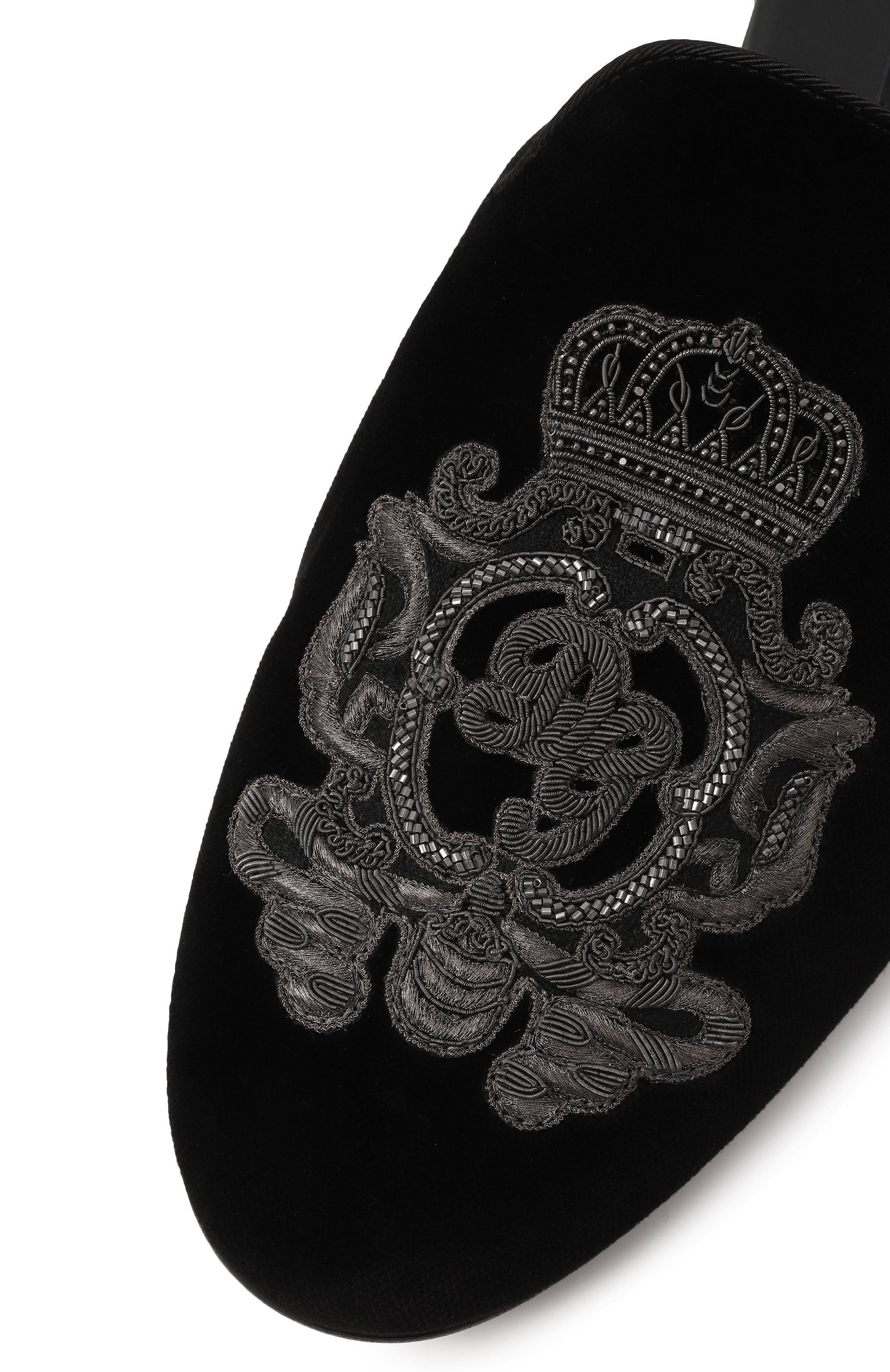 Текстильные домашние туфли young pope DOLCE & GABBANA, арт. A80310/A0249, фото 7