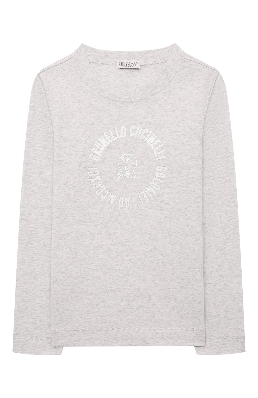 Хлопковый лонгслив BRUNELLO CUCINELLI, арт. B0T81T454B, фото 1