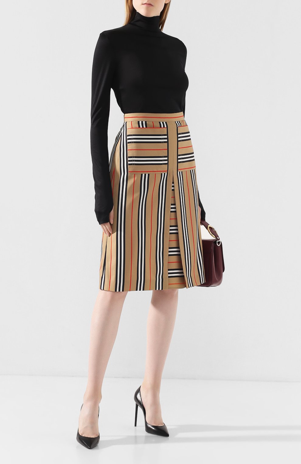 Шелковая водолазка BURBERRY, арт. 8018957, фото 2