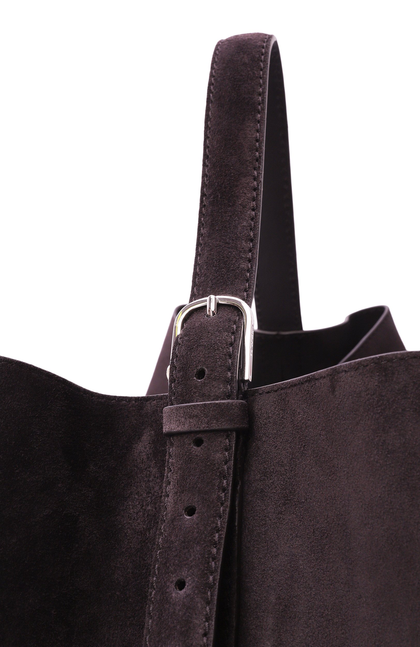 Сумка-тоут belted TOTEME темно-коричневого цвета по цене 136000 руб., арт. 234-WLGBG038-LE0004, фото 6 Сумка-тоут belted TOTEME, арт. 234-WLGBG038-LE0004, фото 6