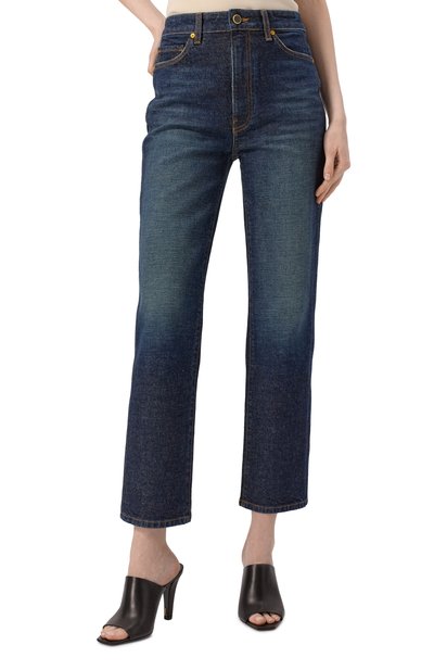 Джинсы KHAITE синего цвета по цене 69950 руб., арт. 1071916010/W916, фото 3 Джинсы KHAITE, арт. 1071916010/W916, фото 3