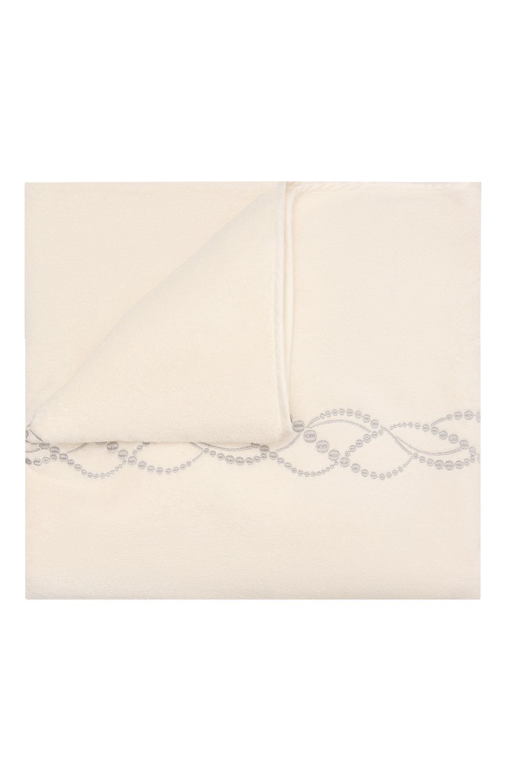 Ванная простынь pearls embroidery FRETTE серого цвета по цене 21150 руб., арт. FR6570 D0300 100B, фото 1 Ванная простынь pearls embroidery FRETTE, арт. FR6570 D0300 100B, фото 1