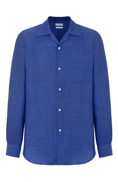 Льняная рубашка BRUNELLO CUCINELLI, арт. MM6950647, фото 1