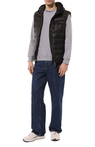 Кожаные кроссовки BRUNELLO CUCINELLI, арт. MZUFSB2048, фото 2