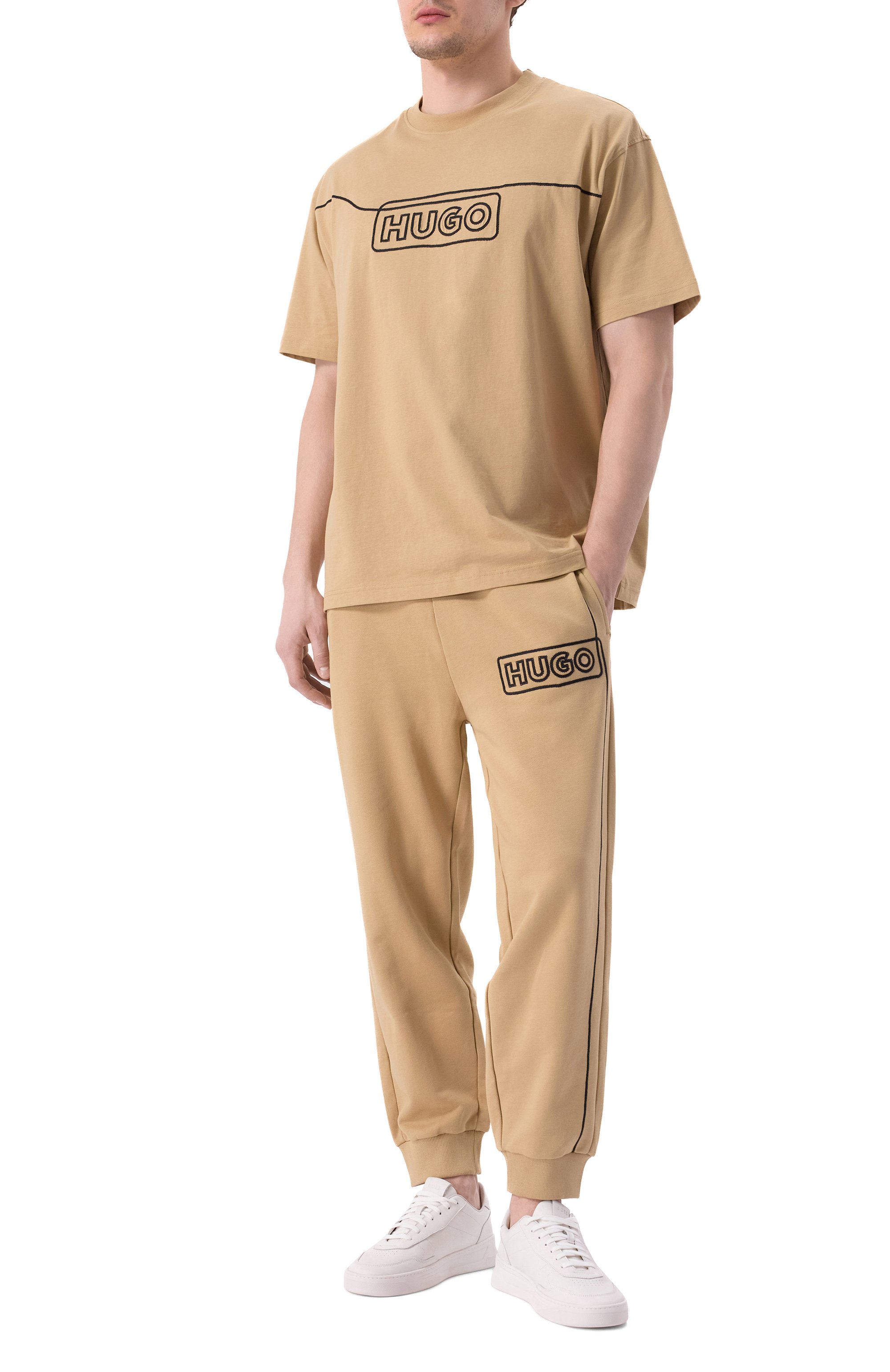 Хлопковая футболка HUGO BLUE, арт. 50530341, фото 2