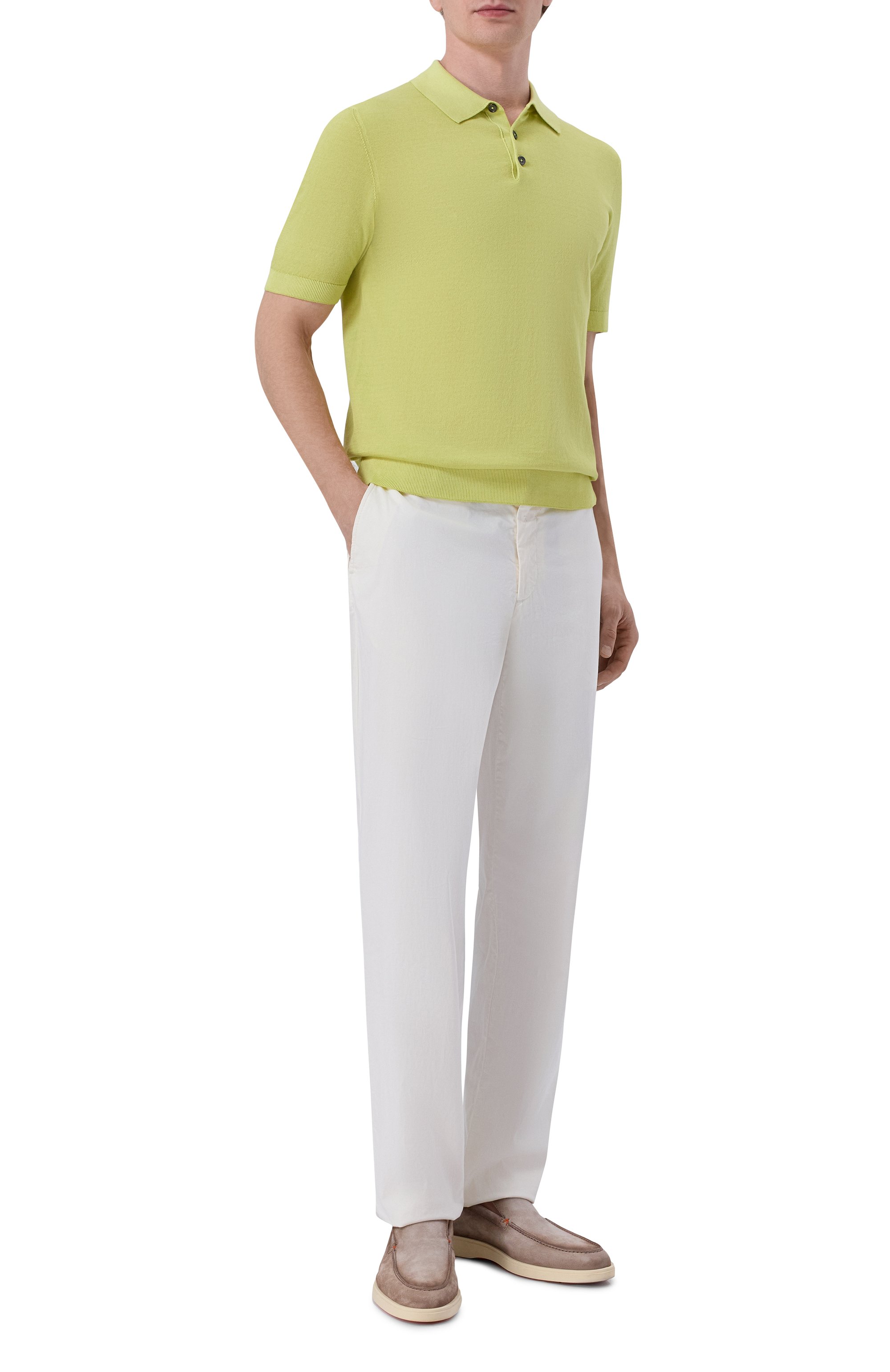 Хлопковое поло ANDREA CAMPAGNA цвета по цене 36200 руб., арт. M5426-8052, фото 2 Хлопковое поло ANDREA CAMPAGNA, арт. M5426-8052, фото 2