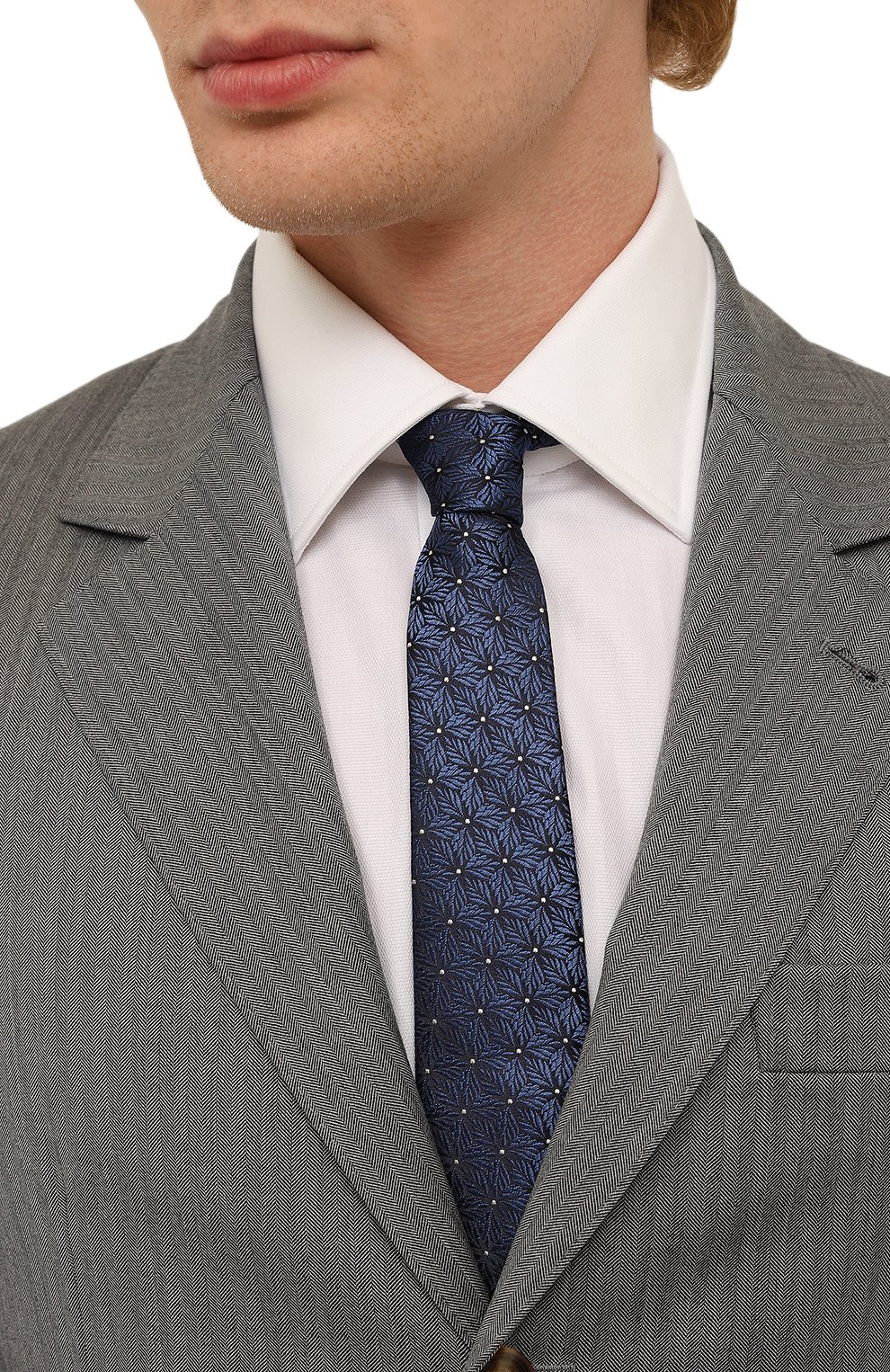 Шелковый галстук CANALI, арт. 18/HJ03815, фото 2