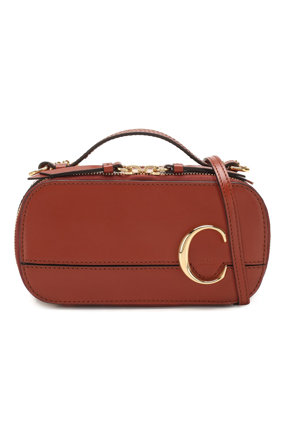 Сумка chloé c CHLOÉ коричневого цвета по цене 126500 руб., арт. CHC20SS225A37, фото 5 Сумка chloé c CHLOÉ, арт. CHC20SS225A37, фото 5